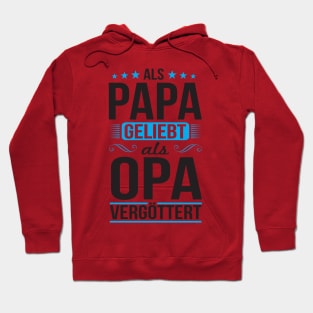 Als opa vergöttert (black) Hoodie